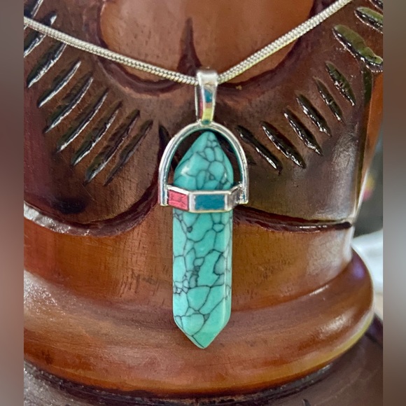 Celestial, Fun, Green & Turquoise Silver Pendant & Necklace’s- 3 Available - Picture 4 of 16